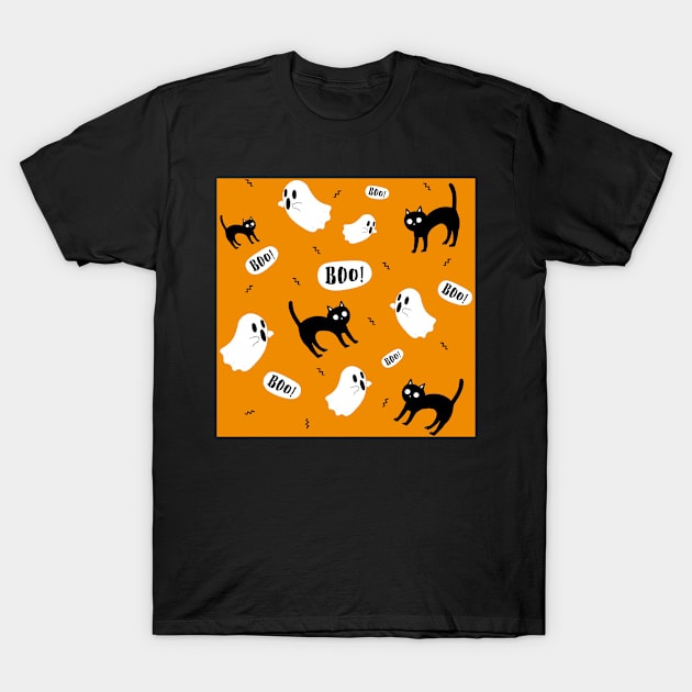 Halloween patterns T-Shirt by DreamPassion